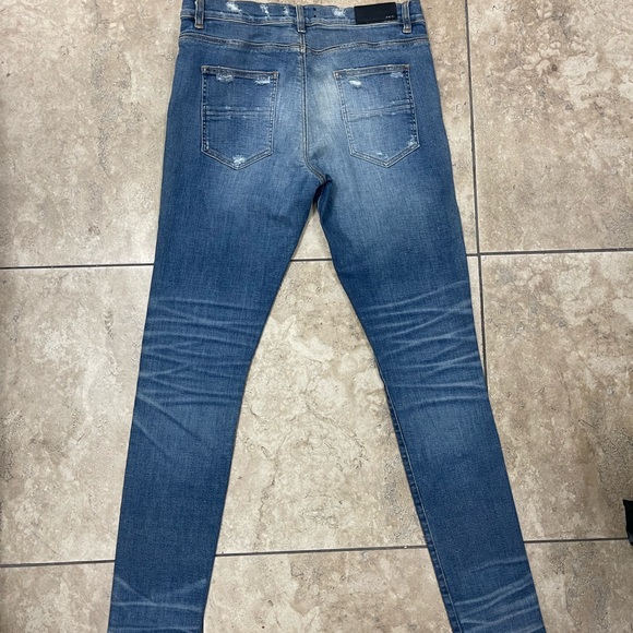 AMIRI High Rise Blue Jeans - Picture 3 of 6